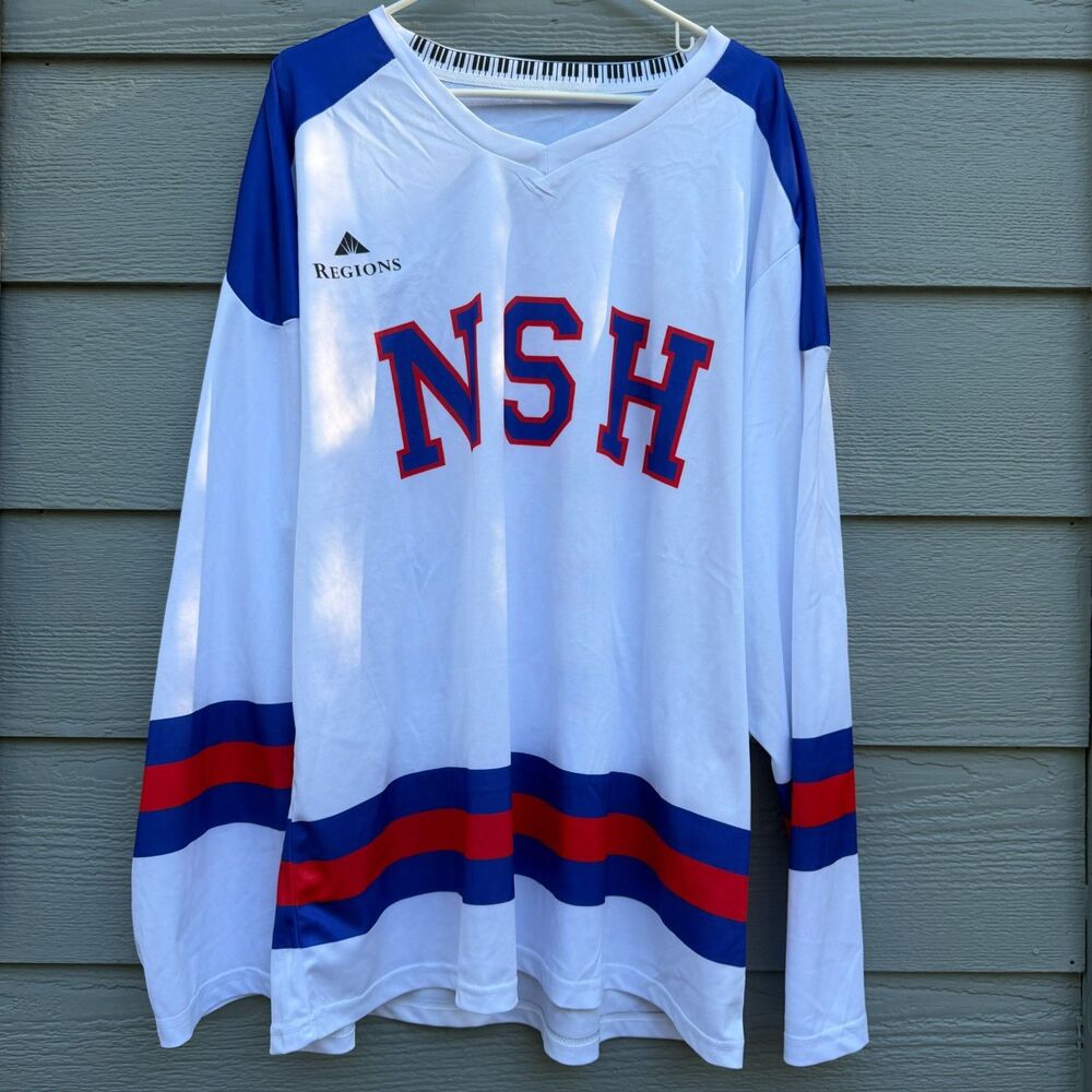 Regions XL Nashville Predators Smashville Sports Series Unisex White Jersey NSH
